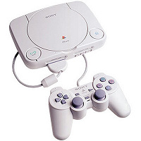 Отдается в дар Sony Playstation One + огромный мешок с дисками