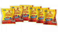 Подарок Корм Friskies® для взрослых кошек — c мясом, печенью и овощами