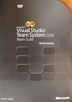 Отдается в дар DVD-диск «Visual Studio Team System 2008 (Team Suite)» триальная на 90 дней