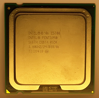 Отдается в дар Intel Pentium E5700