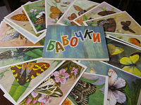 Отдается в дар Бабочки (набор открыток)