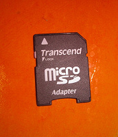 Отдается в дар Micro SD адаптер Transcend
