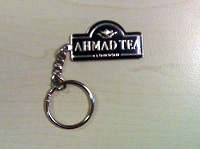 Отдается в дар Брелок для ключей «AHMAD TEA»