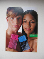 Отдается в дар Рекламная открытка от Benetton