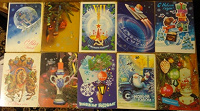 Отдается в дар Советские открытки «С Новым Годом!» (подписанные!)