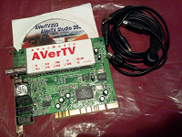 Отдается в дар Тюнер AverTV 203 — TV + FM — PCI