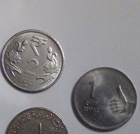 Отдается в дар 2 Монеты Индия