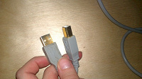Отдается в дар кабель USB с разъемом А-В