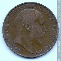 Отдается в дар One penny 1906