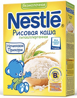 Отдается в дар Безмолочная каша Nestle рисовая и молочная Bebi Premium