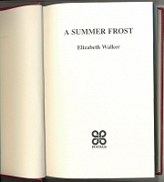 Отдается в дар A Summer Frost by Elizabeth Walker