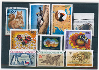 Отдается в дар Фауна всякая-разная на почтовых марках
