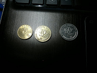 Отдается в дар Хорватские монетки 5, 10, 50 Lipa
