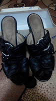 Отдается в дар туфли черные 38 размер