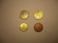 Отдается в дар Монеты евро и евроценты