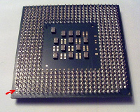 Отдается в дар Неисправный Процессор Celeron 2,4 ГГц сок 478.