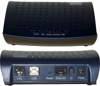 Отдается в дар ADSL-модем ZTE (с функцией роутера)