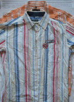 Отдается в дар Рубашки мужские с коротким рукавом 2 шт. р S