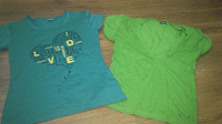 Отдается в дар зеленые футболки рост до 160