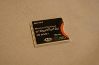 Отдается в дар Адаптер Memory Stick Duo для слота CompactFlash