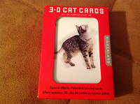 Отдается в дар Карты игральные 3D, с кошками