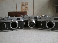 Отдается в дар Три дальномерные фотокамеры Зоркий-4.