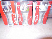 Отдается в дар 3 новых стакана Coca-Cola