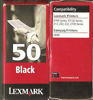 Отдается в дар Картридж Lexmark 50 black