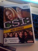 Отдается в дар CSI: Hard Evidence (Wii)