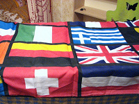 Отдается в дар флаг с разными флагами