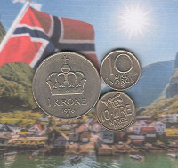 Отдается в дар Монеты Норвегии