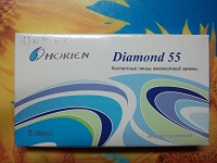 Отдается в дар Контактные линзы DIAMOND 55