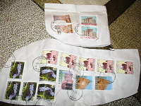Отдается в дар Польские марки с конверта