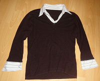 Отдается в дар ОФИС рубашка свитер — два в одном 46-48 рр