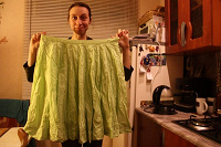 Отдается в дар зеленая юбка Marks and Spencer 52-54 размер