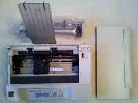 Отдается в дар Матричный принтер Epson LX-100 LX100 P732A A4 LPT