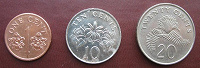 Отдается в дар Монеты Сингапура