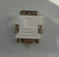 Отдается в дар Переходник DVI-VGA