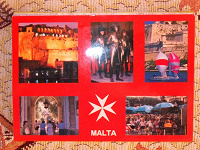 Отдается в дар Буклет с открытками Мальта