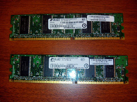 Отдается в дар Серверная ОЗУ 184P-DDR-256MB-PC3200