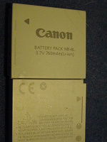 Отдается в дар Батарейка для фотика Canon (2 шт)