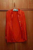 Отдается в дар Рубашка оранжевенькая (46 р-р)
