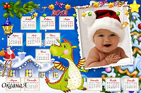 Отдается в дар календарь на 2012год с фото вашего малыша