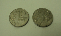 Отдается в дар монеты. финляндия. пенни.