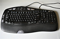 Отдается в дар Клавиатура Logitech Wave Keyboard Black USB