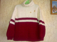 Отдается в дар Очень, очень толстый и тёплый детский свитер.