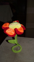 Отдается в дар Мягкий цветок на жесткой проволке — сохраняет форму