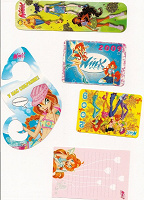 Отдается в дар Канцелярия-мелочевка Winx