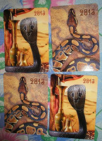 Отдается в дар И снова змеиные календарики 2013