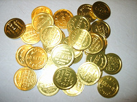 Отдается в дар Шоколадные монеты